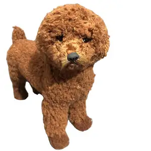 Hund Teddybär Hund Echthaar Tier Haustier Modell Glück verheißen des Stück Glück verheißen der Luxus Teddy Hund High Imitation Leder Mode Unisex