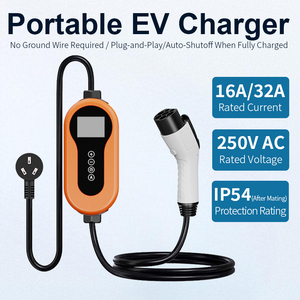 Nouveau chargeur rapide AC EV Type 2 22kW portable pour <span class=keywords><strong>Taycan</strong></span> Audi E-tron pour IX Certifié CE IP54 - Product Image 1