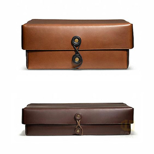 Wholesale Square Custom Luxury Display Leather <b>Watch</b> Storage Box <b>Case</b> Packaging - Product Image 5
