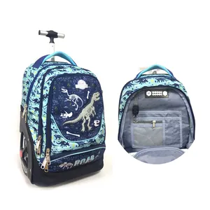 Best-Selling School Rolling Trolley Bags Teenager Students Wheeled Backpack