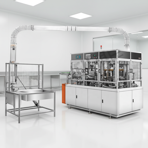 آلة صنع أوعية الغداء الورقية ذات الاستخدام الواحد من أفضل العلامات التجارية، آلة صينية للتصدير، آلة صنع أوعية السلطة KBM200 - Product Image 1