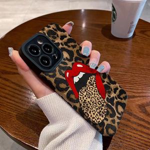 Custodia per telefono con stampa leopardata rosa alla moda per <span class=keywords><strong>iPhone</strong></span> 15 14 13 12 11 Pro X Xs XR Max 7 <span class=keywords><strong>8</strong></span> Plus <span class=keywords><strong>Cover</strong></span> posteriore in <span class=keywords><strong>Silicone</strong></span> morbido - Product Image 5