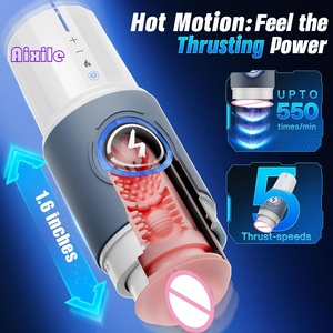 Masturbador Masculino, Juguetes Sexuales para Hombres, Bomba para Pene con Control por Aplicación, Estimulador con Movimiento de Empuje de 360° °   Juguete Sexual Masculino con Calefacción de <span class=keywords><strong>5</strong></span> Velocidades - Product Image 2