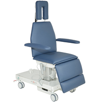 Table de massage médicale entièrement électrique pour podologie, utilisation hospitalière, avec dossier et repose-jambes réglables, table ophtalmique médicale