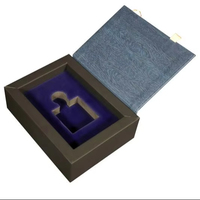 Boîte cadeau parfumée élégante et personnalisable avec motifs en relief, décorations, taille et logo personnalisables, impression personnalisée pour parfum