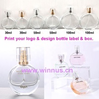 2 5ml 10ml 15ml 30ml 50ml 100ml Logo personnalisé Bouteille d'échantillon de parfum en verre vide rose noir rechargeable Bouteille de parfum en spray