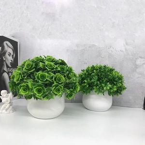 Plante artificielle en pot Fuyu Collection, 15 cm, plastique, fruit de la fortune, décoration de bureau, décoration de maison - Product Image 4