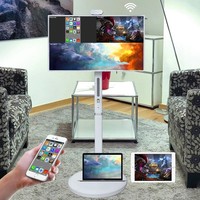 Écran LCD tactile FHD Android de 24/27/32 pouces avec support d'autonomie de batterie de 5H à 9H TV portable intelligente sans fil avec interface USB