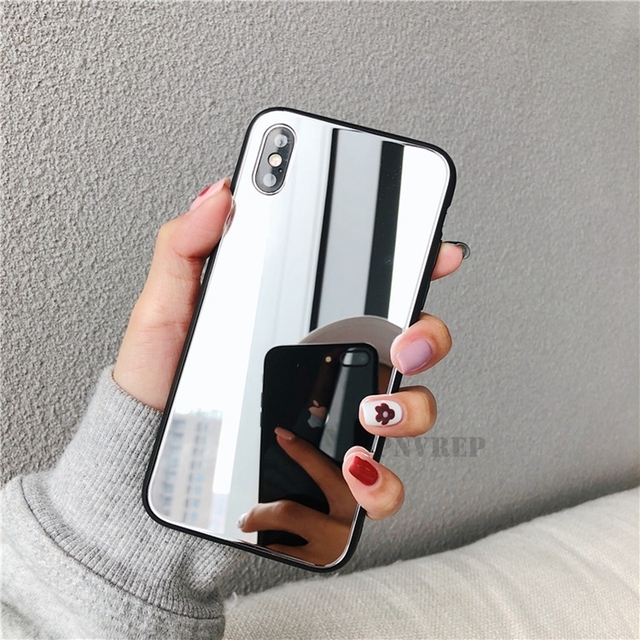 Luxury Mirror Silicone Case for XIAOMI MI 9 A1 A2 Lite 9T Redmi 9 7A Note 9S 9 8T 8 7 6 Pro Max 4 4X Plating Soft Cover