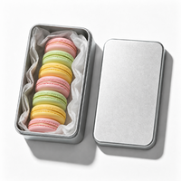 Boîte en métal personnalisée avec logo, vente en gros, fabricant d'emballages en métal, contenants rectangulaires vides en métal pour cadeaux, bonbons, thé