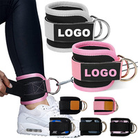 Sangle de cheville en néoprène Gantry pour fitness, dispositif d'assistance pour l'entraînement de la force des jambes, sangle de jambe à câble pour l'amélioration des hanches et le remodelage, étirement