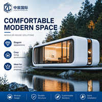 Maison préfabriquée en conteneur de style capsule Apple Zhongchen, chambre d'hôtel mobile pour grands projets, appartement, complexe hôtelier