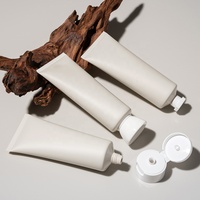 Tube cosmétique souple en plastique sérigraphié à bas prix pour crème contour des yeux, avec bouchon à clapet ou à vis, 100 ml