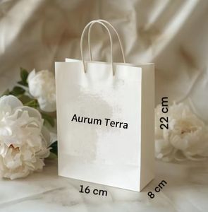 Bolsa de Compra de Papel Kraft Reciclable con Logotipo Personalizado en Relieve, Precio al por Mayor para Pedidos Directos, MOQ10, para Uso en Promociones y Exposiciones - Product Image 3