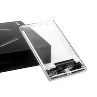 Custodia per disco rigido trasparente HDD sd tipo C a USB3.2 custodia per disco rigido da 2.5 pollici