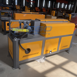 Machine de redressement et de coupe de barres d'acier à haute efficacité avec commande PLC - Product Image 6