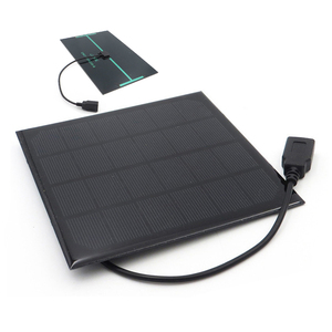 Caricatore Solare Portatile <span class=keywords><strong>Mini</strong></span> 1W 2W 3W <span class=keywords><strong>Flessibile</strong></span> Impermeabile USB 5V 6V per Sopravvivenza all'Aperto Campeggio e Ricarica Telefono - Product Image 1