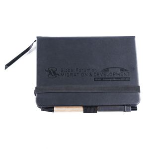 Promotional Pu Leather Journal Notebook Hard Cover Wholesale Custom Logo A5 Size <b>Note</b> <b>Book</b> for Business Office School Supplies - Product Image 2