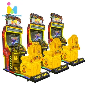 AMA Amusement Máquina de juego que funciona con monedas Simulador de carreras Máquina de juego Arcade Máquina de juego de carreras de coches