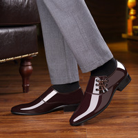 Direkt vom Hersteller PU-Leder Atmungsaktive Rutschfeste Leichte Langlebige Schnür-Formelle Business-Büro-Herrenschuhe Oxfords