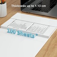 Dossiers de classement en plastique noir A4, dossiers de rangement de documents, 0,5 x 9 x 12,5 pouces, dossiers de classement de projets de bureau