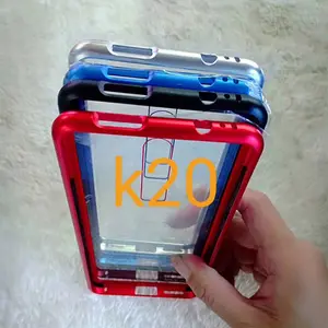 小米Redmi K20 Pro手机金属保险杠磁性保护套透明磁铁硬手机壳