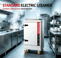Armoire Cuiseur Vapeur Électrique Commerciale Multifonctionnelle 10 Plateaux, Cuve Intérieure Améliorée en Acier Inoxydable 304, Haute Performance pour Restaurants