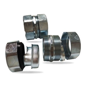 ข้อต่อเฟอร์รูลแบบสามเสาชุบสังกะสี เกลียวใน เกลียวนอก สำหรับท่อและสายยางลูกฟูก ชุบสังกะสี ขนาด 10 12 15 20 25 32 38 - Product Image 4