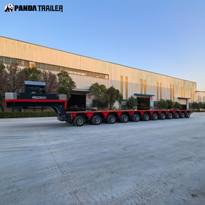 Semi-remorque en acier Nicolas Heavy Haul |   Système d'essieux modulaire hydraulique >220T de capacité de charge pour le transport industriel - Product Image 1