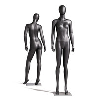 Maniquí de FRP de Alta Gama para Mujer, con Cabeza y Soporte, para Exhibición en Escaparates de Tiendas de Ropa