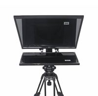 Teleprompter Kaca Temper 27 inci untuk Ruang Konferensi, Remote Nirkabel, Tinggi Dapat Disesuaikan, Kelas Komersial, Grosir, Custom