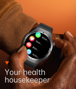 ET456 1.56 pollici AMOLED salute Smartwatch H Band ECG HRV BT chiamando NFC Fitness Tracker Relojes Smartwatch - Product Image 6