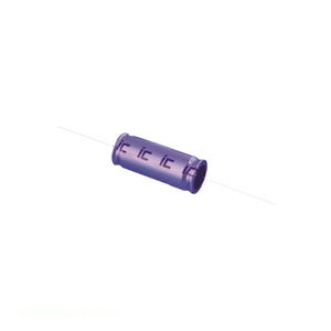 ตัวเก็บประจุ470 uF ฝาสารส้ม470 uF 20% คาปาซิเตอร์แบบรูรับ477BPA016M ตามแนวแกน16V ของแท้ - Product Image 1