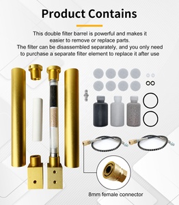 TUXING Hpa <span class=keywords><strong>valvola</strong></span> di <span class=keywords><strong>sicurezza</strong></span> 4500psi 30mpa Pcp cotone respirazione <span class=keywords><strong>compressore</strong></span> d'aria olio separatore acqua filtro per la ricarica subacquea - Product Image 3