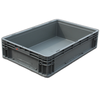 NEXARA 600-147 Caisses en plastique empilables et résistantes Boîtes logistiques personnalisables de différentes tailles pour différents scénarios