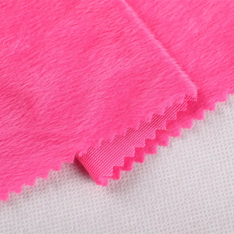 Or Velour Fabric Super Soft Fabric 2021 Velvet 100% Polyester Soft Surface Knitted Around 100-200 Gsm (or Can Be Customized)