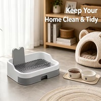 Toilette portable pour chien, bac à litière pour chiot, plateau d'apprentissage pour chien, accessoires pour animaux de compagnie