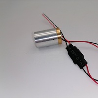 Vente chaude 3V561nm 10mW à 15mW Module de point laser pointeur laser à tête en cuivre à vue jaune