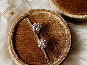 Pendientes de Moissanita con Corte de Pera VVS de 3ct, Plata de Ley 925, Joyería Fina de Lujo para Novia, para Mujer, para Bodas, Fiestas y Uso Diario - Product Image 3