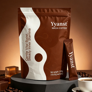 Café de Maca Natural, Fórmula Suave para un Impulso de Energía, 200g (20g*10 Sobres), Bebida Herbal para el Bienestar, Marca Privada OEM - Product Image 2