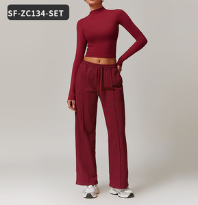 <span class=keywords><strong>Set</strong></span> di felpe sportive per il tempo libero con cappuccio da <span class=keywords><strong>donna</strong></span> a manica lunga per Fitness sport <span class=keywords><strong>allenamento</strong></span> palestra <span class=keywords><strong>set</strong></span> da Yoga per ragazze all'aperto - Product Image 5