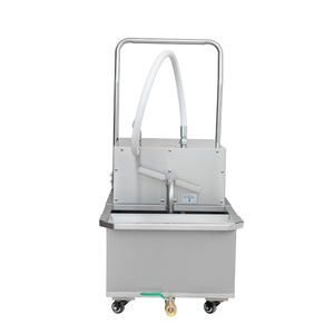 Truk penyaring minyak lipat kapasitas besar 48 liter mesin penyaring residu minyak pemendek untuk pemurni minyak Burger ayam goreng - Product Image 4