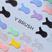 Nouvelle brosse à cils en Y, mini-outil de lifting, personnalisable avec votre logo, outils pour cils en plastique recyclables, brosse en Y