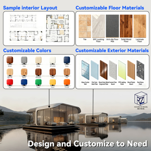 <span class=keywords><strong>Maison</strong></span> préfabriquée de luxe modulaire, mobile, portable, démontable, type conteneur, pour habitation Ray-Zen - Product Image 6