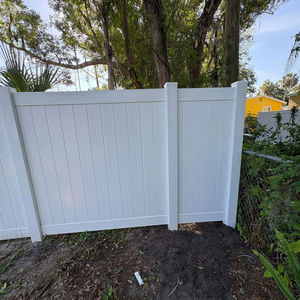 سياج خصوصية عالي الجودة 6x8ft <span class=keywords><strong>PVC</strong></span> وصل حديثًا بأسلوب DIY حديث للمنزل في الولايات المتحدة الأمريكية ، سياج فينيل على الطراز الأسترالي - Product Image 2