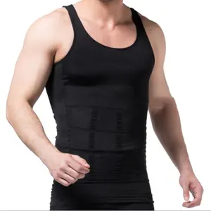 hot selling mens slimming vest breathable belly shapewear mens body shaper slimming t shirt