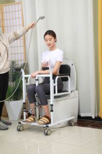 Hydraulic Patient Transfer Lift <strong>Chair</strong> for <strong>Elderly</strong> Commode Shower Bathroom Safety Equipment Health Care Supply - Product Image 6