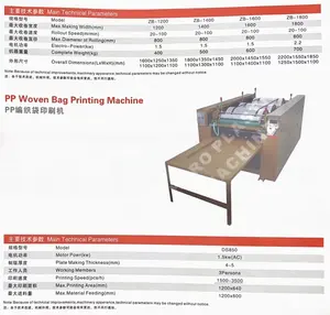 Flexo Printing Machine Corrugated New High Speed Ci Woven Shopping Bag Flexographic Printing Machine