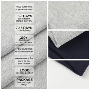 Tissu <span class=keywords><strong>jersey</strong></span> simple ChaoPai en coton biologique, 270 GSM, 100 % coton, largeur 185 cm, <span class=keywords><strong>uni</strong></span>, écologique, anti-boulochage, pour filles et garçons - Product Image 1