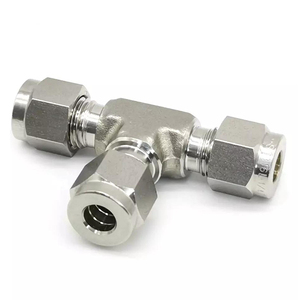 Swagelok Đầu Nối Ống Nén Hai Đầu Nối Ống Phụ Kiện Dụng Cụ Đầu Nối Ống Thép Không Gỉ 316 Bằng Ba Chiều - Product Image 1